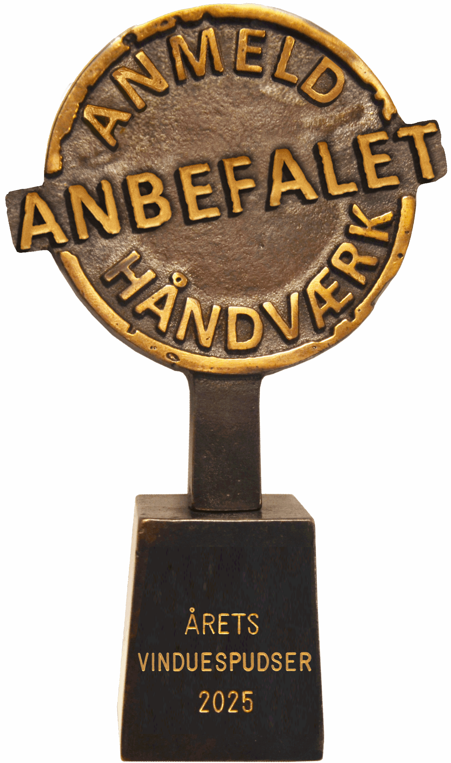 STATUE_ÅRETS_VINDUESPUDSER Vinder statuette - Årets Vinduespudser 2025
